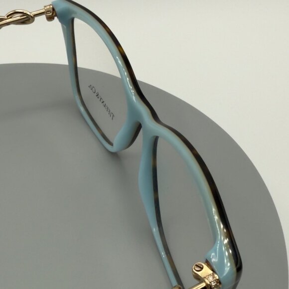 Tiffany & Co. Eyeglasses Frames Only TF 2160-B 8134 54-17-140 Brown Italy READ - Picture 9 of 9